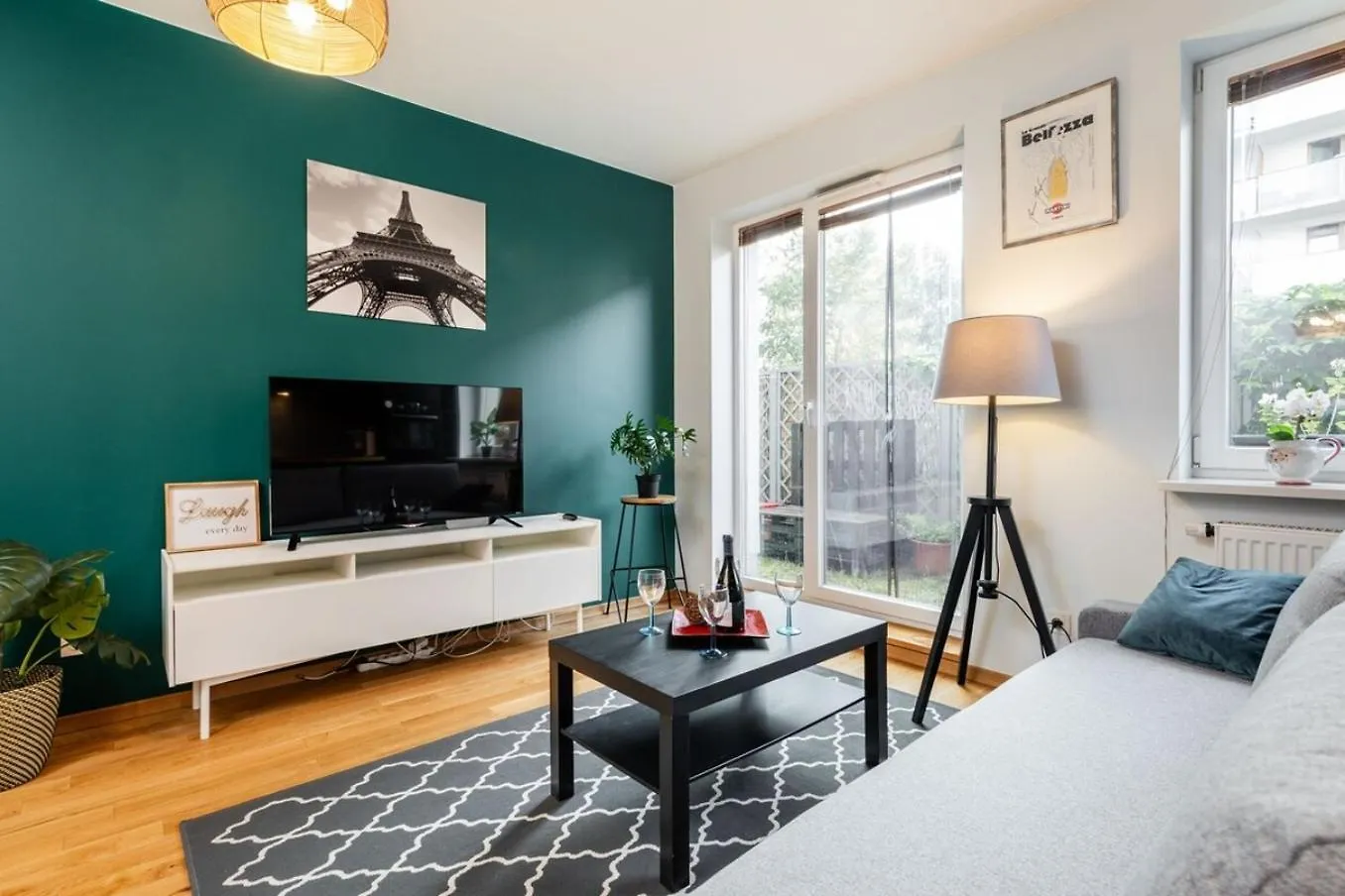 Modern 70M Apartment With Private Garden Metro Warsaw Poland